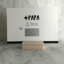 Afbeelding in Gallery-weergave laden, Kraskaart - + papa jij bent de aller coolste