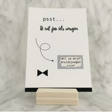Afbeelding in Gallery-weergave laden, Kraskaart - Wil je mijn bruidsjongen zijn?