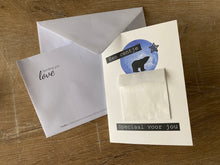 Afbeelding in Gallery-weergave laden, wenskaart met geld-envelopje (per stuk)