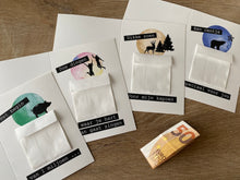 Afbeelding in Gallery-weergave laden, wenskaart met geld-envelopje (per stuk)