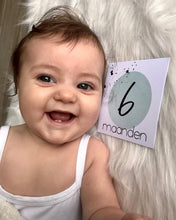 Afbeelding in Gallery-weergave laden, Mijlpaalkaarten baby 'mijn eerste jaar' GEEL