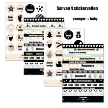 Afbeelding in Gallery-weergave laden, Stickervel voor invulboek baby
