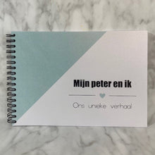 Afbeelding in Gallery-weergave laden, Invulboek 'Mijn peter en ik' MINT