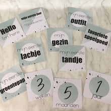 Afbeelding in Gallery-weergave laden, Mijlpaalkaarten baby 'mijn eerste jaar' MINT