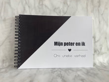 Afbeelding in Gallery-weergave laden, Invulboek 'Mijn peter en ik' ZWART