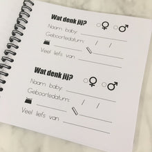 Afbeelding in Gallery-weergave laden, Baby-pronostiek boekje - ZWART
