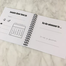 Afbeelding in Gallery-weergave laden, Baby-pronostiek boekje - ZWART