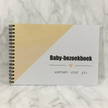 Afbeelding in Gallery-weergave laden, Invulboek 'Babybezoekboek' GEEL