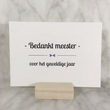 Afbeelding in Gallery-weergave laden, Clipboard - meester + gratis postkaart