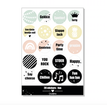 Afbeelding in Gallery-weergave laden, Stickervel -set van 4 thema's-