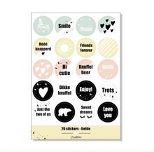 Afbeelding in Gallery-weergave laden, Stickervel -set van 4 thema's-