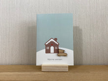 Afbeelding in Gallery-weergave laden, Set van 20 kerstkaarten met houten figuurtje