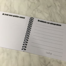 Afbeelding in Gallery-weergave laden, Mijn babbelboek - uitsprakenboekje ZWART