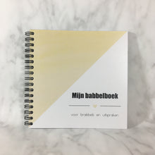 Afbeelding in Gallery-weergave laden, Mijn babbelboek - uitsprakenboekje GEEL