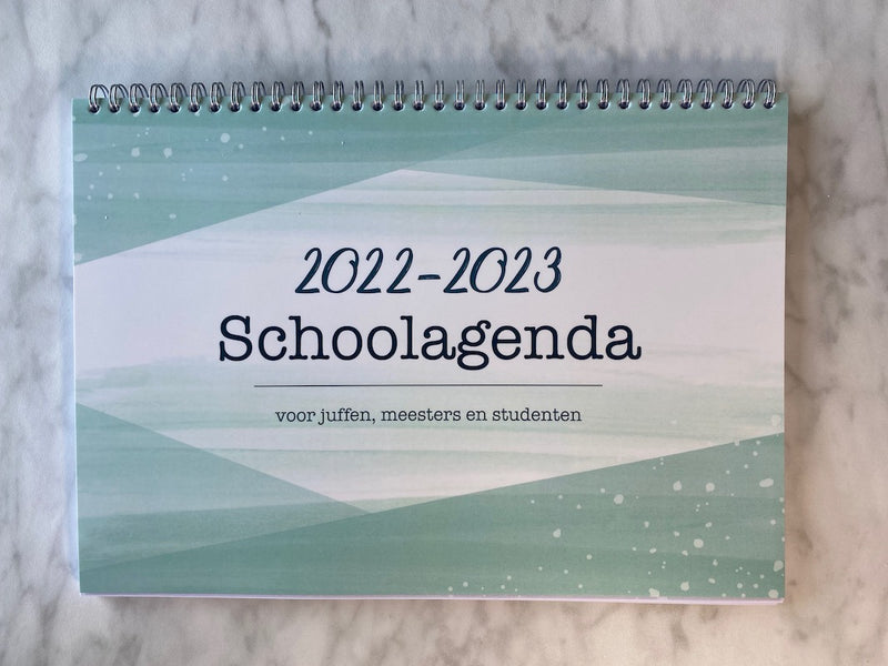 Schoolagenda / Planner voor leerkrachten en studenten 2022-2023 is er weer.