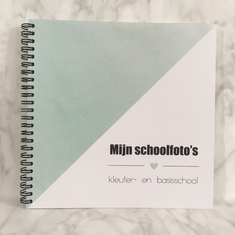 Invulboek 'Mijn schoolfoto's' MINT (10 schooljaren)